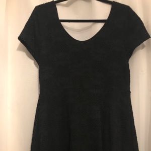 Black skater dress